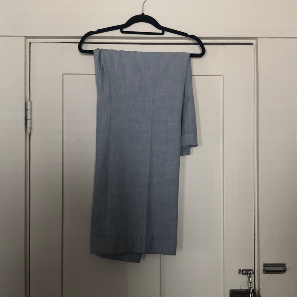 Women’s lined gray dress pants (slacks) from Loft.